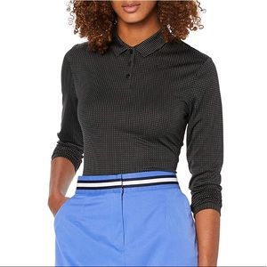 Nike Women’s Long-Sleeve Circular Knit Golf Polo